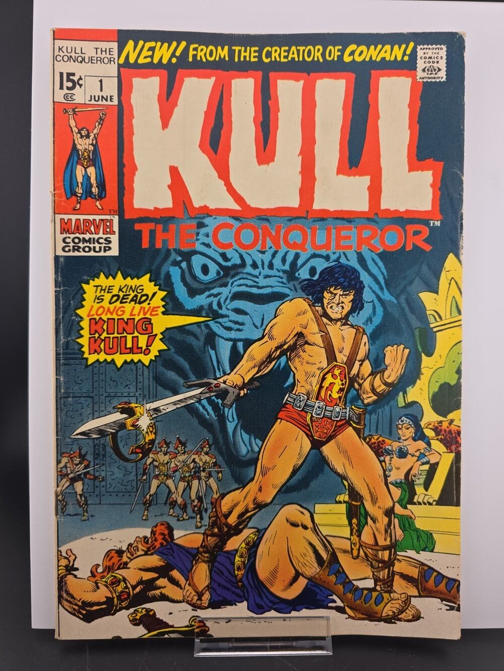 KULL THE CONQUEROR 1 FIRST ISSUE 1971 MARVEL 6.0
